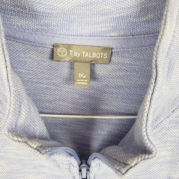 T by Talbot's Blue Long Sleeve Full Zip Lightweight Jacket Sz 1XP - Picture 3 of 9
